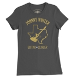 Texas Johnny Winter Ladies T Shirt