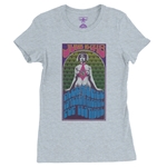 Monterey Pop Festival Concert Poster Ladies T Shirt - Relaxed Fit