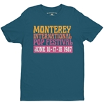 Monterey Pop Festival 1967 T-Shirt - Lightweight Vintage Style