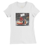 Bo Diddley Have Guitar Will Travel Ladies T Shirt