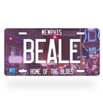 Beale Street License Plate