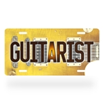 Guitarist License Plate