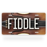 Fiddle License Plate
