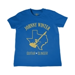 Texas Johnny Winter Youth T-Shirt - Lightweight Vintage Children & Toddlers