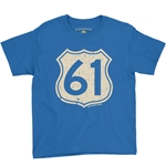 Highway 61 Youth T-Shirt - Lightweight Vintage Children & Toddlers