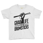 Grab Life by the Drumsticks Youth T-Shirt - Lightweight Vintage Children & Toddlers
