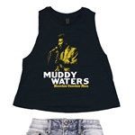 Muddy Waters Hoochie Coochie Man Racerback Crop Top - Women's