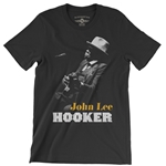 John Lee Hooker Silhouette T-Shirt - Lightweight Vintage Style