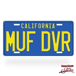 Cheech and Chong's Up In Smoke MUF DVR License Plate