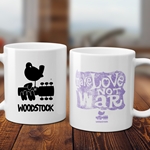 Make Love Not War Woodstock Coffee Mug