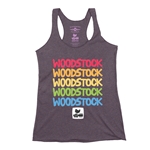 Woodstock Rainbow Racerback Tank - Women's