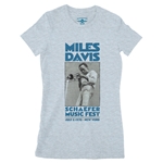 Miles Davis New York City Ladies T Shirt - Relaxed Fit