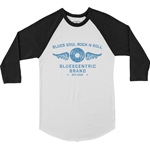 Bluescentric Blues Soul Rock n Roll Baseball T-Shirt