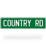Country Road Street Sign