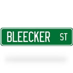 Bleecker Street Sign