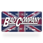 Bad Company License Plate
