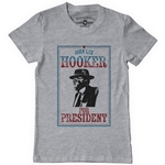 Official John Lee Hooker for President T-Shirt - Classic Heavy Cotton