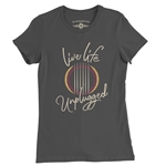 Live Life Unplugged Ladies T Shirt