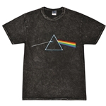 Small Batch Pink Floyd The Dark Side of the Moon T-Shirt - Black Mineral Wash