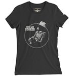 John Lee Hooker Circle Ladies T Shirt - Relaxed Fit