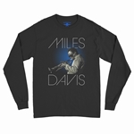 Miles Davis Blue Aura Long Sleeve T-Shirt