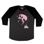 Pink Floyd Algie Pig Baseball T-Shirt