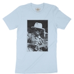 John Lee Hooker Black & White Photo T-Shirt - Lightweight Vintage Style