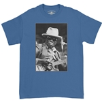 John Lee Hooker Black & White Photo T-Shirt - Classic Heavy Cotton