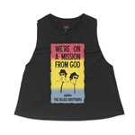 The Blues Brothers Mission From God Poster Racerback Crop Top - Women's