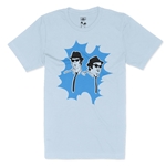 The Blues Brothers Blue Burst T-Shirt - Lightweight Vintage Style