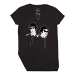 Blues Brothers Silhouette V-Neck T Shirt - Women's