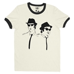 The Blues Brothers Silhouette Ringer T-Shirt