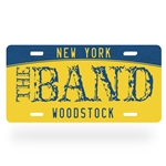 The Band Woodstock License Plate