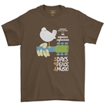 Woodstock Festival Poster T-Shirt - Classic Heavy Cotton