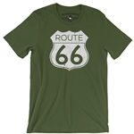 Route 66 T-Shirt - Lightweight Vintage Style