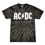 (Limited Edition) AC/DC Back In Black Tie-Dye T-Shirt - (Back in) Black color