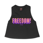 Aretha Franklin Freedom! Racerback Crop Top - Women's