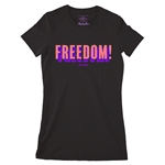 Aretha Franklin Freedom! Ladies T Shirt - Relaxed Fit