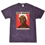 Professor Longhair Fess Gumbo Mineral Wash T-Shirt - Justice Purple
