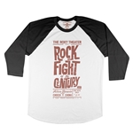 Rock Fight of the Century Cheech and Chong Baseball T-Shirt