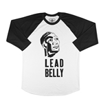 Wood Cut Lead Belly Baseball T-Shirt