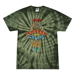Small Batch Ltd. Edition Cheech & Chong Debut 50th Tie-Dye T-Shirt - Yesca Green