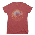 Black Patti Records Blue Peacock Ladies T Shirt - Relaxed Fit