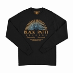 Black Patti Records Blue Peacock Long Sleeve T-Shirt