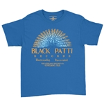 Black Patti Records Blue Peacock Youth T-Shirt - Lightweight Vintage Children & Toddlers