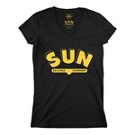 Sun Record Company Logo V-Neck T Shirt - Women's