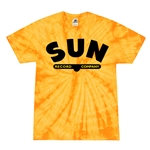 Sun Record Company Logo Tie-Dye T-Shirt - Sun Yellow