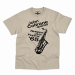 John Coltrane at Newport Jazz Festival T-Shirt - Classic Heavy Cotton
