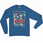 AC/DC Highway To Hell Drawing Long Sleeve T-Shirt