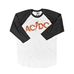 AC/DC Fiery Logo Baseball T-Shirt